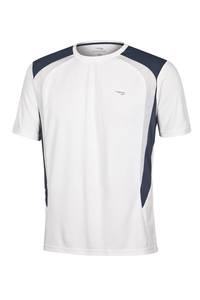 White 100% Polyester Sports Jersey Short Sleeve Athletic Training Shirt <b>Mesh</b> Panel Custom Team Name Football <b>Tops</b> Teamwear <b>Top</b> - Product Image 1