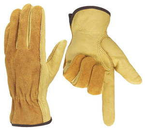 Guantes de Trabajo de Cuero Premium, Resistentes y Duraderos, de Piel de Vaca, para Construcción, Soldadura, Jardinería e Industria - Product Image 6