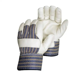 Gants de sécurité robustes en cuir grainé de vachette, réfléchissants, pour travaux de construction, vêtements de travail pour monteurs canadiens, construction industrielle - Product Image 6