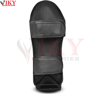 Protectores de Espinilla y Empeine de Doble Correa, Color Negro, Calidad Premium, para una Protección Óptima en Artes Marciales, Kickboxing y Sparring - Product Image 4
