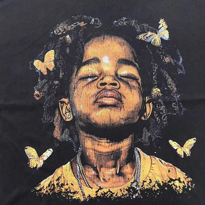 T-shirts à prix réduit, T-shirt personnalisé à manches courtes, imprimé graphique DTG, coton lourd 100%, style streetwear oversize - Product Image 6