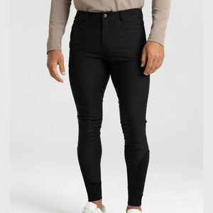 Pantalon d'équitation professionnel slim fit respirant et extensible pour l'entraînement quotidien et les concours - Culotte d'équitation pour homme - Product Image 1