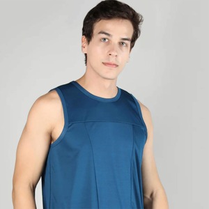 Débardeur de sport pour homme, respirant, séchage rapide, 100% polyester, sans manches - Product Image 2