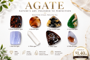 Cabochons en Agate Naturelle Polie en Gros pour la Fabrication de Bijoux, Perles, Artisanat, Décoration et Collection - Fournisseur - Product Image 1