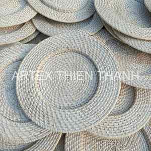 Mantel individual de ratán con forma de flor, tapete de mesa tejido natural, decoración decorativa para comedor, para restaurante, hotel, venta al por mayor, ecológico. - Product Image 5