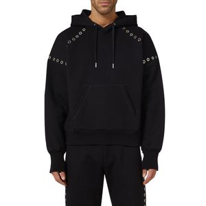 Sudadera con Capucha de Invierno para Hombre de Alta Calidad, Personalizada, con Cierre, Bordado 3D, Tela de Poliéster/Algodón, Estilo Holgado, con Ojales Metálicos - Product Image 1
