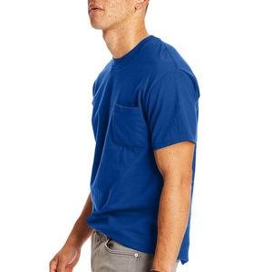 T-shirts pour hommes élégants et classiques, style col rond, en coton, pour un usage quotidien décontracté - Product Image 2