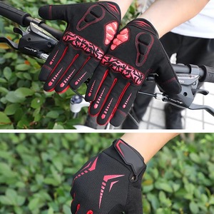 Gants de motocross à doigts entiers, respirants, réfléchissants, de haute qualité, avec écran tactile, design personnalisable, fabriqués en usine au Pakistan - Product Image 5