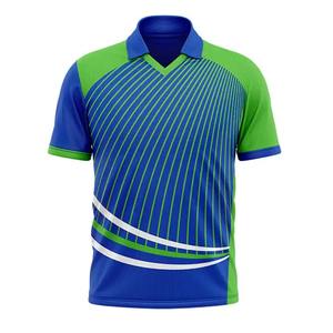 เสื้อคริกเก็ตแบบซับลิเมชั่นสั่งทำคุณภาพสูง 100% สำหรับผู้ชาย ระบายอากาศได้ดี สไตล์ออสเตรเลีย เหมาะสำหรับเป็นชุดยูนิฟอร์ม - Product Image 4