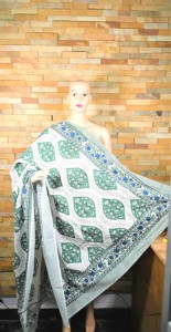 ผ้าซิ่นทำมือ 100% ผ้าฝ้าย พิมพ์ลายดอกไม้ด้วยมือ ทรงเอวธรรมชาติ ใช้คลุมชายหาด สไตล์โบโฮ กระโปรงพัน - Product Image 6