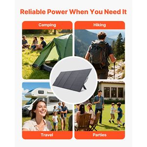 Pannello Solare Monocristallino Pieghevole da 200W, Caricatore Portatile ad Alta Efficienza 24% con Uscita MC4 - Product Image 6