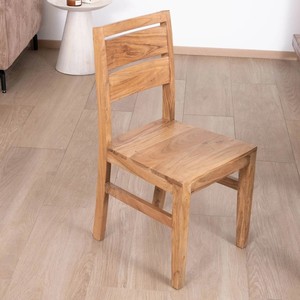 Vandana Urban Living Set of 2 <b>dining</b> <b>chairs</b> in solid acacia Conoa - Product Image 1