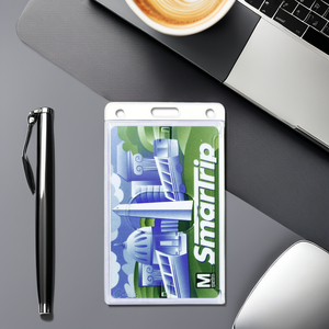 Porte-cartes d'identité rigide ABS pour cartes de crédit Porte-badge nominatif pratique - Product Image 2