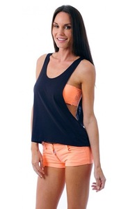 Camiseta sin mangas de gimnasio para mujer OEM último diseño Fitness Stringer culturismo chaleco Casual transpirable algodón camiseta con logotipo personalizado - Product Image 6