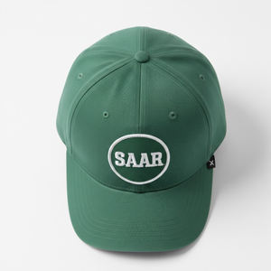 Gorra de Béisbol SAAR de 6 Paneles con Logotipo Personalizado - Gorra Deportiva Premium de Tela Transpirable y Cómoda con Parche Bordado de Círculo Blanco - Product Image 5