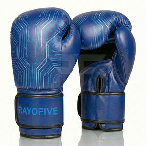 Gants de boxe personnalisés en tissu avec logo pour arts martiaux - Fermeture auto-agrippante anti-humidité, taille/couleur personnalisable, haute qualité 5-7 - Product Image 3