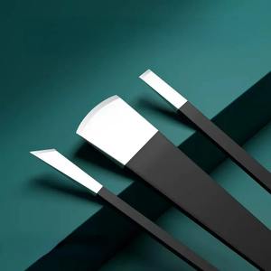 Couteau de pédicure professionnel en acier inoxydable pour éliminer les peaux mortes et les callosités, ergonomique, portable pour la maison, pour l'élimination des cors et des verrues - Product Image 3