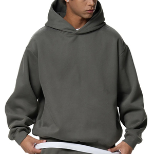 เสื้อฮู้ดดี้ดีไซน์ Crop Design พร้อมโลโก้สั่งทำ ผ้าฟลีซ 350GSM ทรงบ็อกซี่ ไม่มีกระเป๋า - Product Image 4