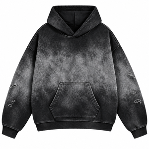 Sweat à capuche unisexe oversize en coton 100% respirant, manches classiques, style gothique, avec poches, idéal pour l'automne - Product Image 4