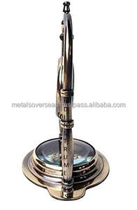 Reloj de Escritorio de Latón Art Deco para Decoración del Hogar con Función de Cambio de Página, Radio y Calendarios, Diseño Victoria London - Product Image 4