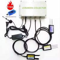 Capteur de sol LORAWAN Modbus RS485 pour panneaux solaires, pour la surveillance de l'EC, du pH, du NPK, de la température et de l'humidité dans l'agriculture intelligente