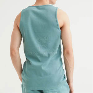 Débardeur homme en coton, design classique, confort optimal, idéal pour l'exercice, la course à pied, le yoga et l'usage quotidien. - Product Image 3