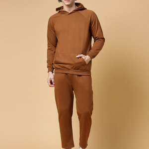 Survêtement d'hiver respirant surdimensionné pour hommes, style streetwear, vente en gros, conception personnalisée OEM, 100 % coton épais - Product Image 4