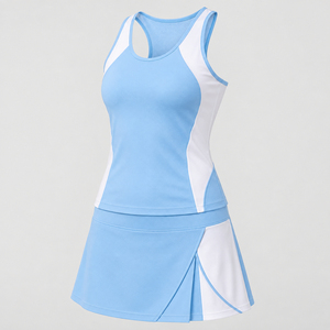 Tenue de tennis premium pour femmes : matière légère, construction flexible et coupe confortable pour l'entraînement et les matchs de tennis. - Product Image 1