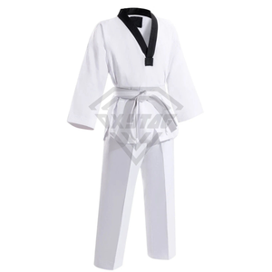 Uniforme de Taekwondo Blanco Unisex para Adultos, 100% Algodón, Transpirable, Corte Regular, de una Pieza, Ropa de Artes Marciales, Precio al por Mayor, OEM Personalizado - Product Image 4