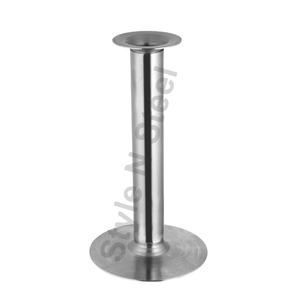Stainless Steel Luxe Desktop Metal Candlestick Stand Decorative Straight <b>Tealight</b> <b>Holder</b> Candle Jar for Home & Office Lighting - Product Image 1