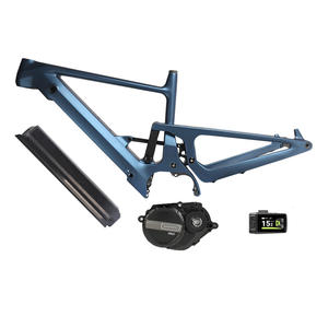 TopRideX Kit de cadre EMTB en fibre de carbone ultime Bafang M560 <span class=keywords><strong>Moteur</strong></span> 750W 150Nm Frein à disque pour vélo électrique à suspension complète ultra-léger - Product Image 5