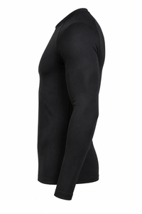 Rashguard à manches longues pour homme Free Fight Industry, noir, séchage rapide, respirant, écologique, UPF50+, antibactérien, 140g - Product Image 3