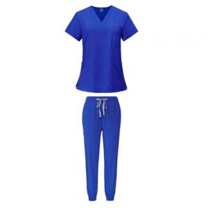 Uniformes Médicos Casuales y Cómodos para Enfermeras, Diseño Moderno, Transpirables, 100% Algodón, Tallas Grandes, Color Personalizado - Product Image 1