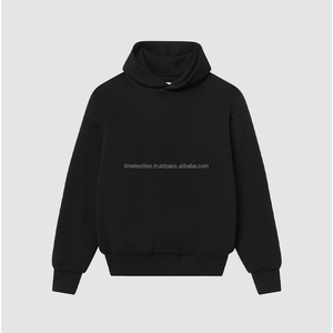 Nouveau sweat à capuche unisexe coupe classique en polaire polyester 600 g/m² coupe-vent et respirant, avec logo brodé personnalisé position avant - Product Image 3