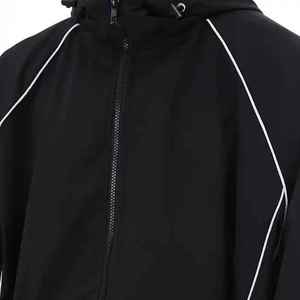 Chaqueta Cortavientos Unisex de Color Sólido, Deportiva, Ecológica, para Invierno, de Alta Calidad, 100% Poliéster, Impermeable y Ligera - Product Image 3