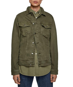 เสื้อแจ็คเก็ตยีนส์ผู้ชาย ปกพับได้ ทรงปกติ สไตล์ลำลอง ติดกระดุม - Product Image 5