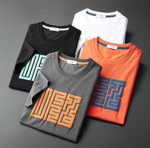 เสื้อยืดผู้ชายไซส์ใหญ่พิเศษ คุณภาพหรูหรา ดีไซน์ใหม่ปี 2023 ผ้าฝ้าย 100% พิมพ์ลายโฟม 3 มิติ แห้งเร็ว สไตล์วินเทจ - Product Image 4