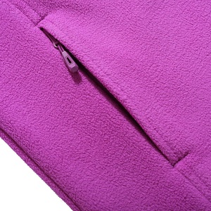 Chaqueta de lana con cremallera y cuello levantado de invierno de alta calidad OEM logotipo personalizado transpirable de talla grande a prueba de viento cómoda informal para mujer - Product Image 4