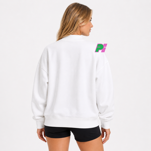 Sudadera Oversize de Cuello Alto para Mujer con Bordado del Mapa del Estado de Arkansas, Sudadera de Forro Polar para Otoño - Product Image 4