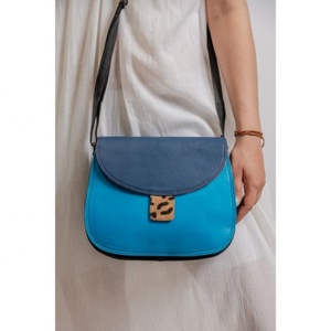 Bolso bandolera de estilo pijo para mujer, tamaño pequeño, hecho a mano, logotipo multifuncional, bolso de hombro de cuero genuino, Bolso con solapa - Product Image 6