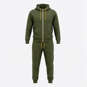 Survêtement en velours de haute qualité personnalisé pour hommes, vêtements de sport en velours, survêtement en molleton de luxe pour hommes, survêtements pour hommes - Product Image 1