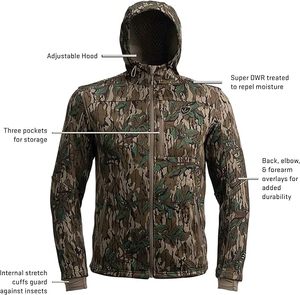 เสื้อแจ็คเก็ตพรางตัวสำหรับล่าสัตว์ไก่งวงสำหรับผู้ชาย - Product Image 5