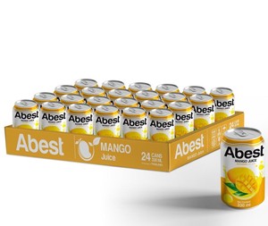 Abest 330ml fresco mango sabor vietnamita refresco ingrediente único azúcar leche seca estilo ODM OEM jugo de frutas y verduras - Product Image 3