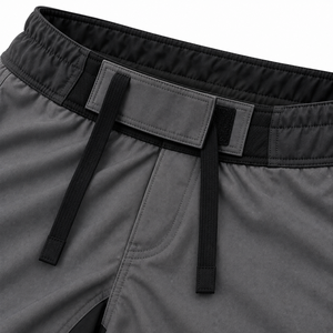 Shorts d'entraînement MMA pour hommes, taille mi-haute, motif uni, tissu tissé, séchage rapide, respirant, taille élastique, logo personnalisé - Product Image 5