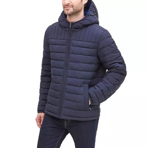 Professional Manufactured Slim Fit Men's Winter <b>Jacket</b> Casual Long Fashion Thick Outdoor Puffer Custom Reversible Bubble Hooded - Product Image 1