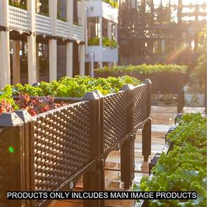 160cm Deep Durable Garden <b>Bed</b> with Legs <b>Outdoor</b> Container for Vegetables Herbs & Flowers Durable Planter Box H - Product Image 2
