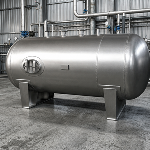Premium Stainless Steel Industrial Pressure Vessel Horizontal Air Receiver Tank High Pressure Process Storage Industrial <b>Parts</b> - Product Image 2