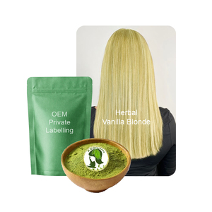 Poudre de teinture pour les cheveux au henné blond vanille de marque distributeur de la meilleure qualité semi-permanente avec ingrédients végétaux - Product Image 3