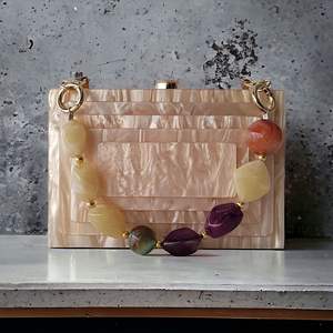 Elegante Bolso de Mano de Resina de Lujo para Mujer, Accesorios de Moda para Fiestas - Product Image 6