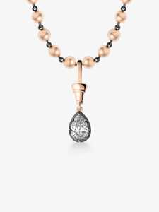 Pendentifs de luxe en or massif 14K 18K, solitaires en forme de goutte, sertis à griffes, avec diamant de laboratoire étincelant taille poire, style minimaliste (charme seul) - Product Image 3